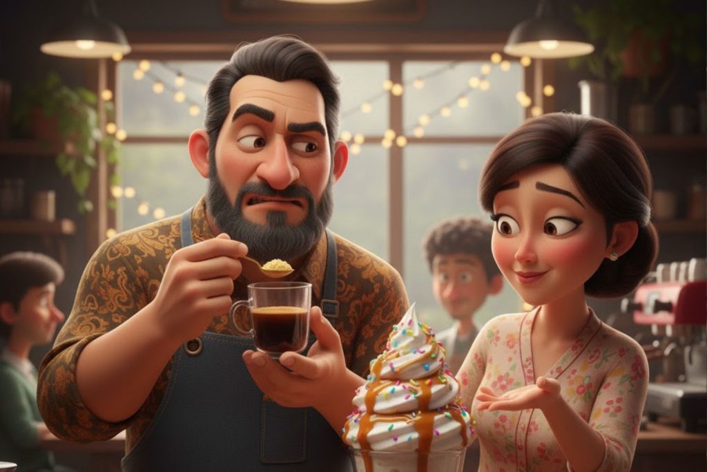 Dulu menguji mental barista, sekarang diuji mental oleh bumbu dapur. Karena puncak ilmu kopi adalah saat kamu bisa menikmati rasa tanpa harus terlihat paling pintar