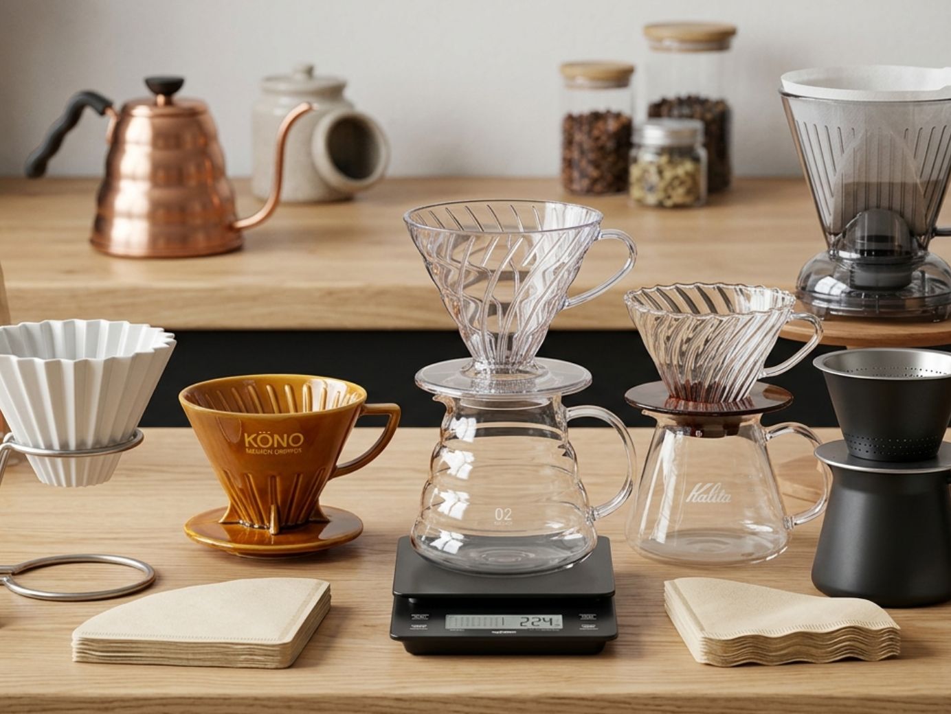 Dripper_Kopi_danang_Hamid_Artikel Setiap dripper memiliki "kepribadian" masing-masing. Memahami bagaimana bentuk dan desainnya mempengaruhi aliran air akan membawa ritual kopi pagi Anda ke level yang berbeda