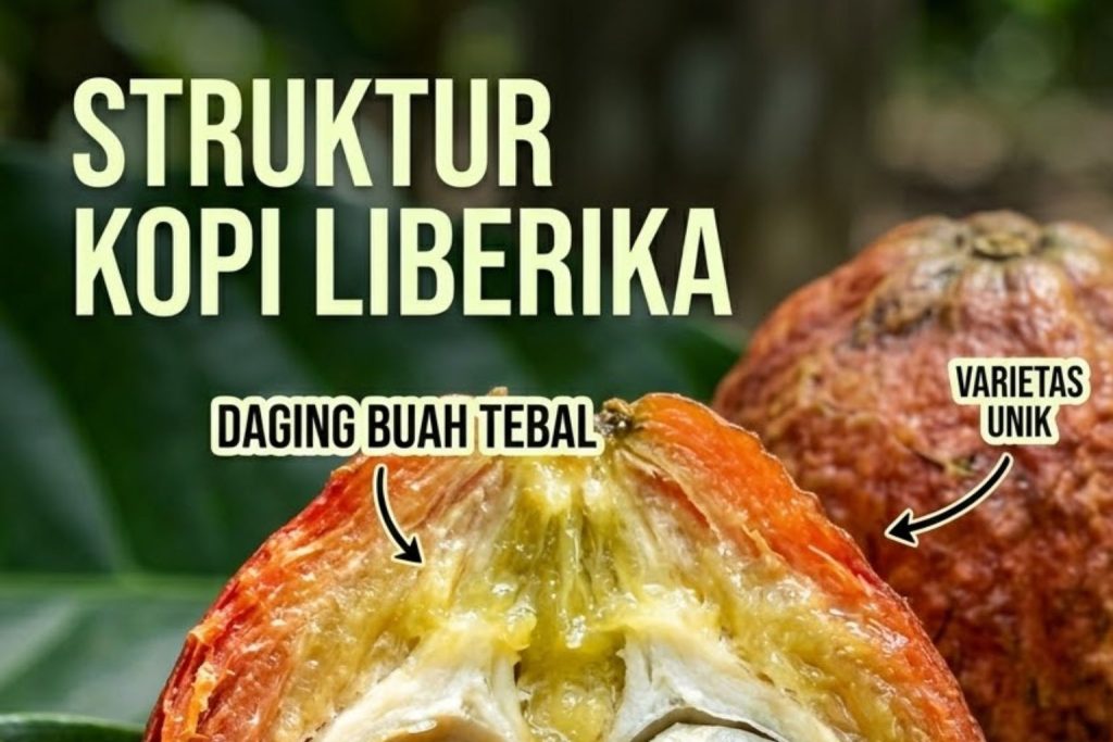 Biji Liberika yang besar dan kulitnya yang tebal membuat proses pengeringan menjadi tantangan teknis yang memengaruhi kejernihan rasa