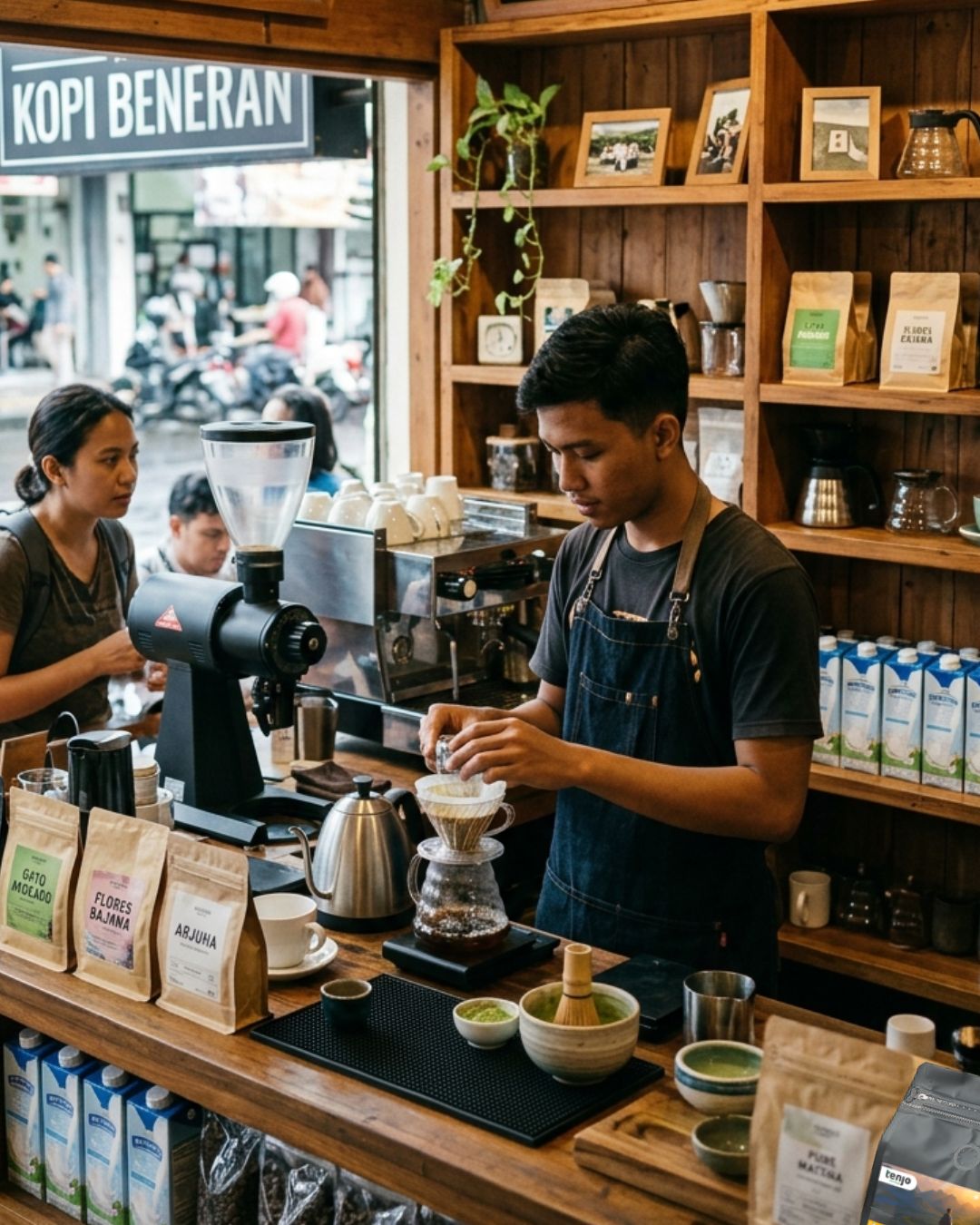 UHT_SUSU Kopi susu memang enak, tapi ketergantungan pada susu UHT ternyata bisa bikin bisnis "boncos" dalam semalam.
