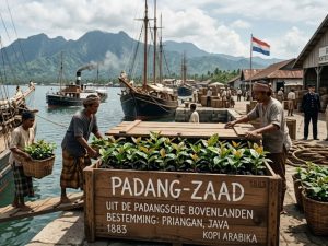 Dari Padang-zaad yang menyelamatkan Jawa hingga kopi yang hari ini tumbuh di Priangan Timur, sejarah kopi Nusantara selalu tentang saling menguatkan. Yuk seduh kopi Priangan Timur dari Tenjo Bumi Kopi, dan nikmati secangkir rasa yang menyimpan cerita panjang dari tanah Indonesia.